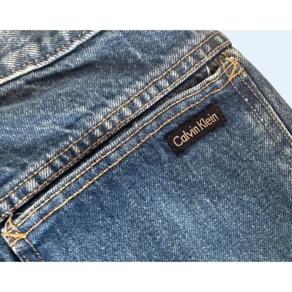 Vintage CALVIN KLEIN Sport Hi Waisted Mom Jean 80s / 90s Sz 24 - Picture 6 of 8